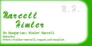 marcell himler business card